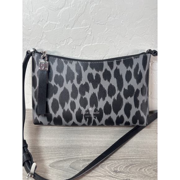 Kate Spade Sadie Leopard Crossbody Animal Print KE747 NWOT Cheetah Leopard - Picture 1 of 6